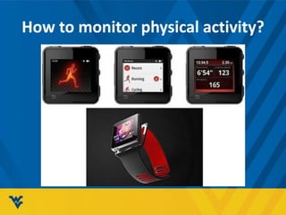 How to monitor physical activity?
 