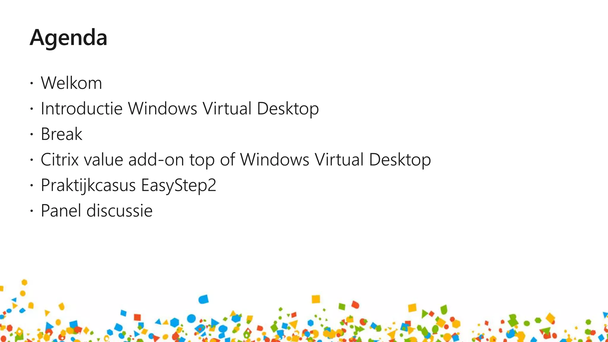 WVD Partner Event 17 feb 2020 - Microsoft Slides | PPT