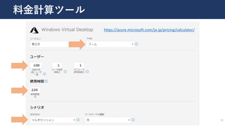 27
料金計算ツール
https://azure.microsoft.com/ja-jp/pricing/calculator/
 
