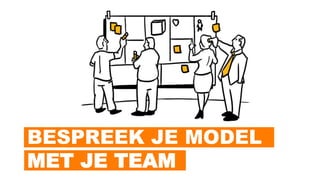 BESPREEK JE MODEL
MET JE TEAM
 