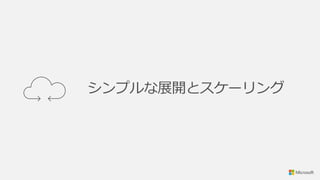 シンプルな展開とスケーリング
 