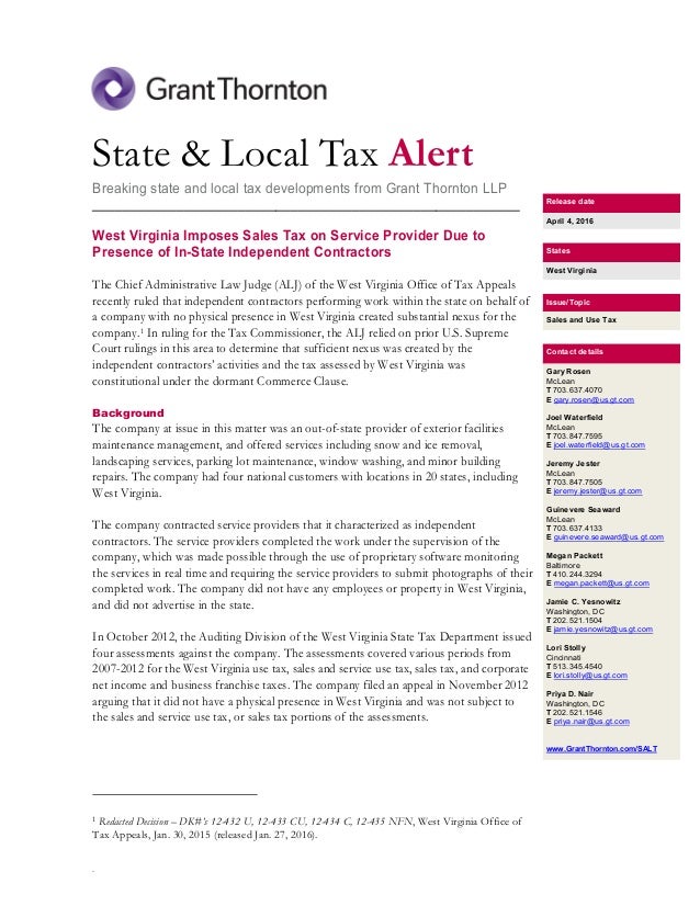Virginia State Sales Tax >> Us West Virginia Imposes Sales Tax On Service Provider Due Virginia State Sales Tax >> Us West Virginia Imposes Sales Tax On Service Provider Due