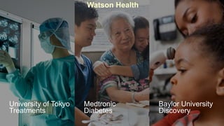 University of Tokyo
Treatments
Baylor University
Discovery
Medtronic
Diabetes
Watson Health
 