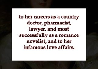 ݺߣshow: The Romances of George Sand