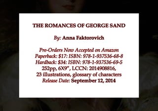 ݺߣshow: The Romances of George Sand