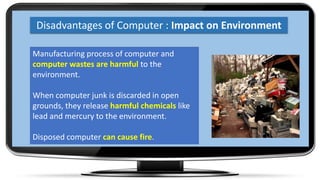 Disadvantages of computers | PPTX