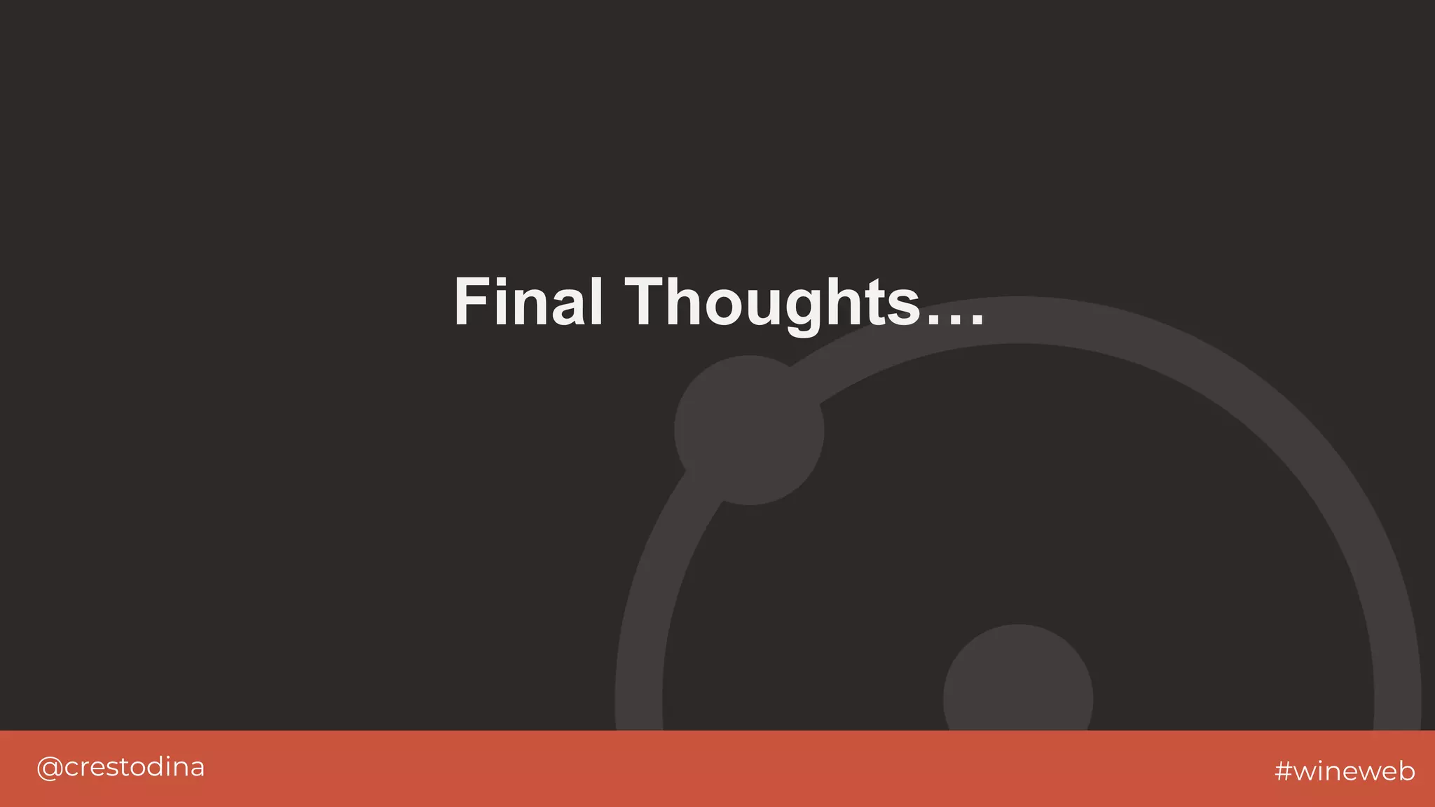 @crestodina #wineweb
Final Thoughts…
 