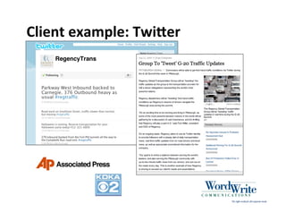 Client example: TwiRer
 