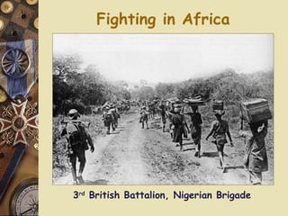 Fighting in Africa 3 rd  British Battalion, Nigerian Brigade 
