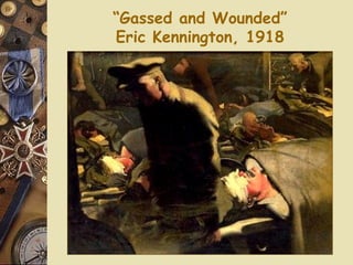 “ Gassed and Wounded” Eric Kennington, 1918 