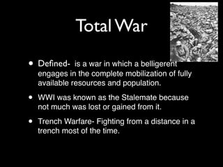 total war ww1 definition