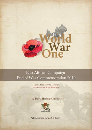 Ww1 e. africa's campaign end of war commemorations