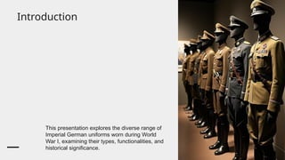 Ww1 Germany Ranks The Role of Insignia and Medals in WW1 Imperial German Uniforms | PPTX