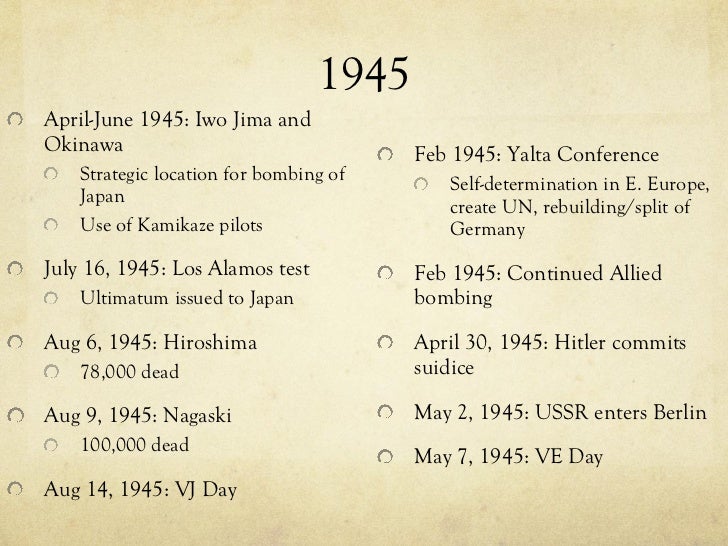 APUSH WWII