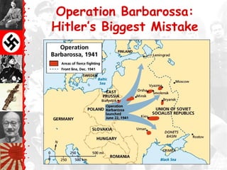 Operation Barbarossa:
Hitler’s Biggest Mistake
 