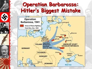 Operation Barbarossa:
Hitler‘s Biggest Mistake
 