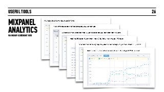 USEFUL TOOLS
MIXPANEL
ANALYTICS
26
VIA INSIGHT-SCREENSHOT REPS
 