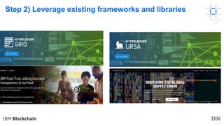 21
Step 2) Leverage existing frameworks and libraries
 