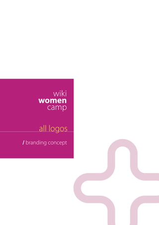 wiki
      women
       camp

      all logos
/ branding concept
 