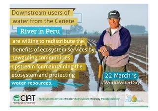 World Water Day 2014 - Ecosystems services