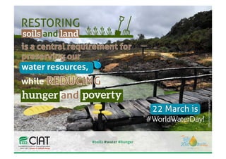 World Water Day 2014 - Land restauration