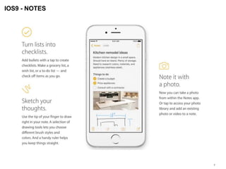 IOS9 - NOTES
7
 