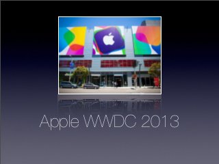 Apple WWDC 2013
 