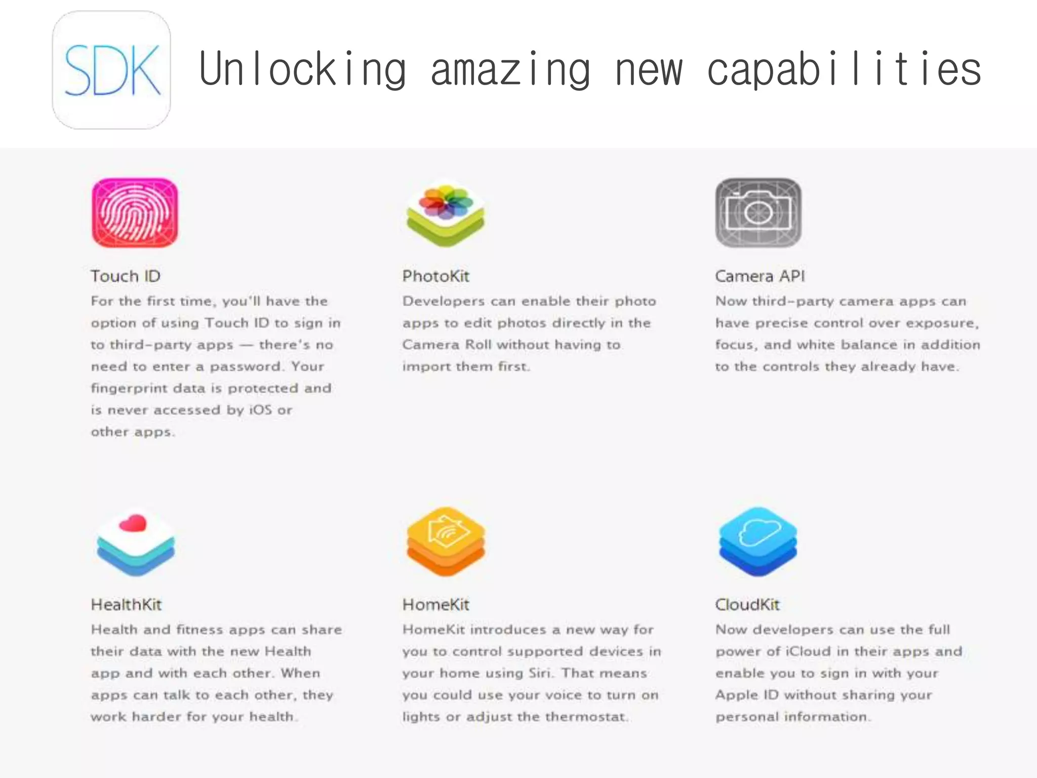 Unlocking amazing new capabilities