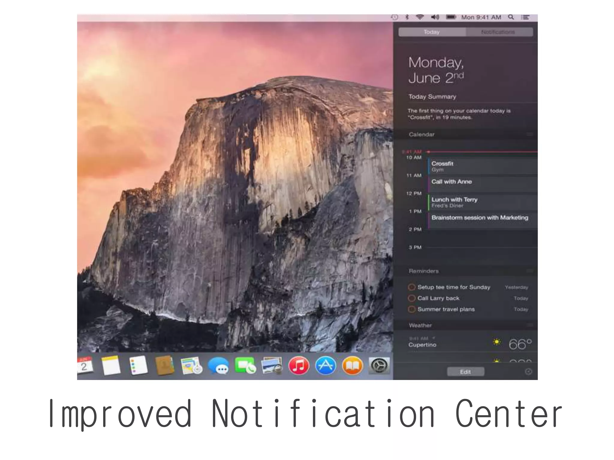 Improved Notification Center