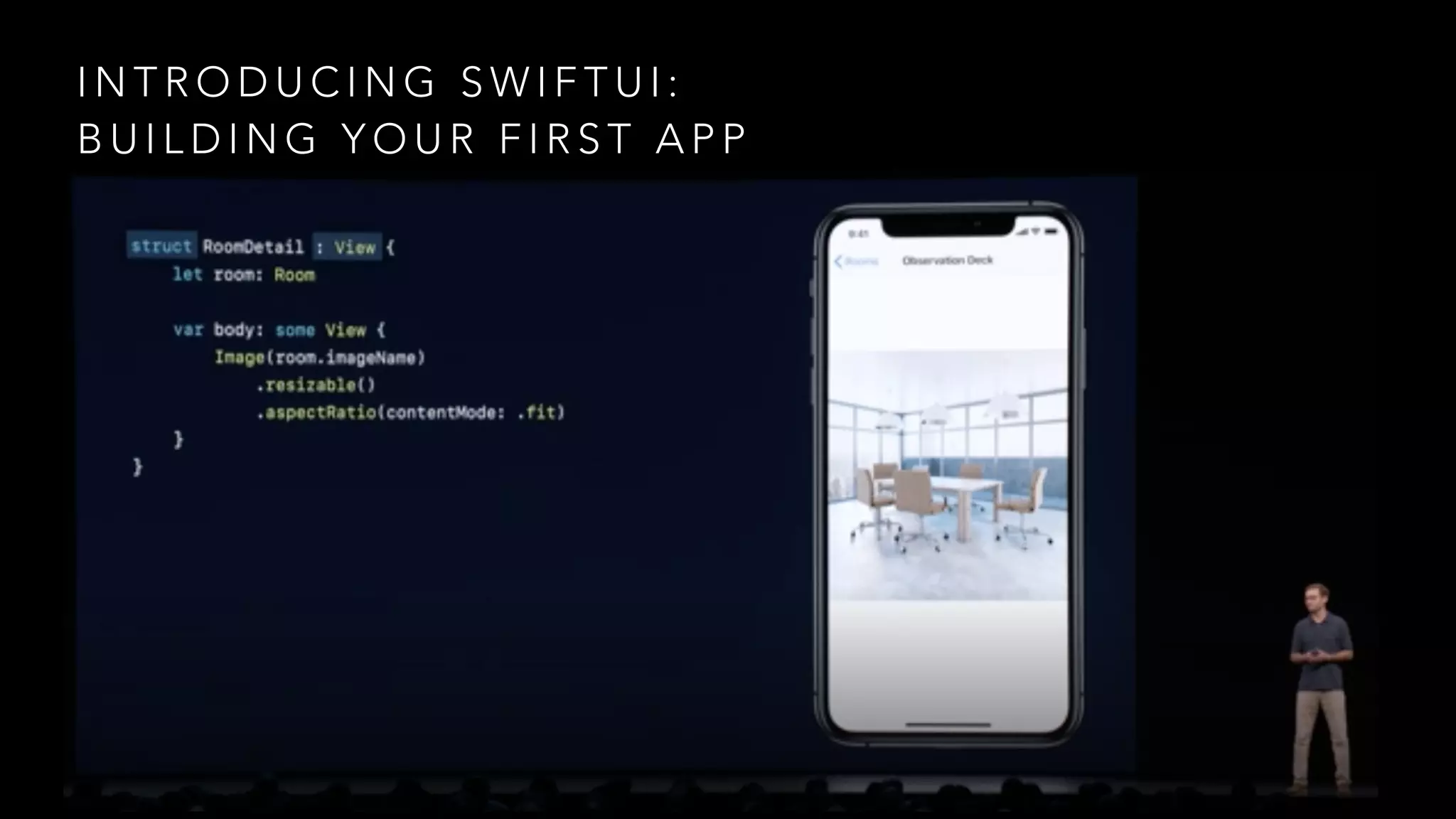 I N T R O D U C I N G S W I F T U I :
B U I L D I N G Y O U R F I R S T A P P
 