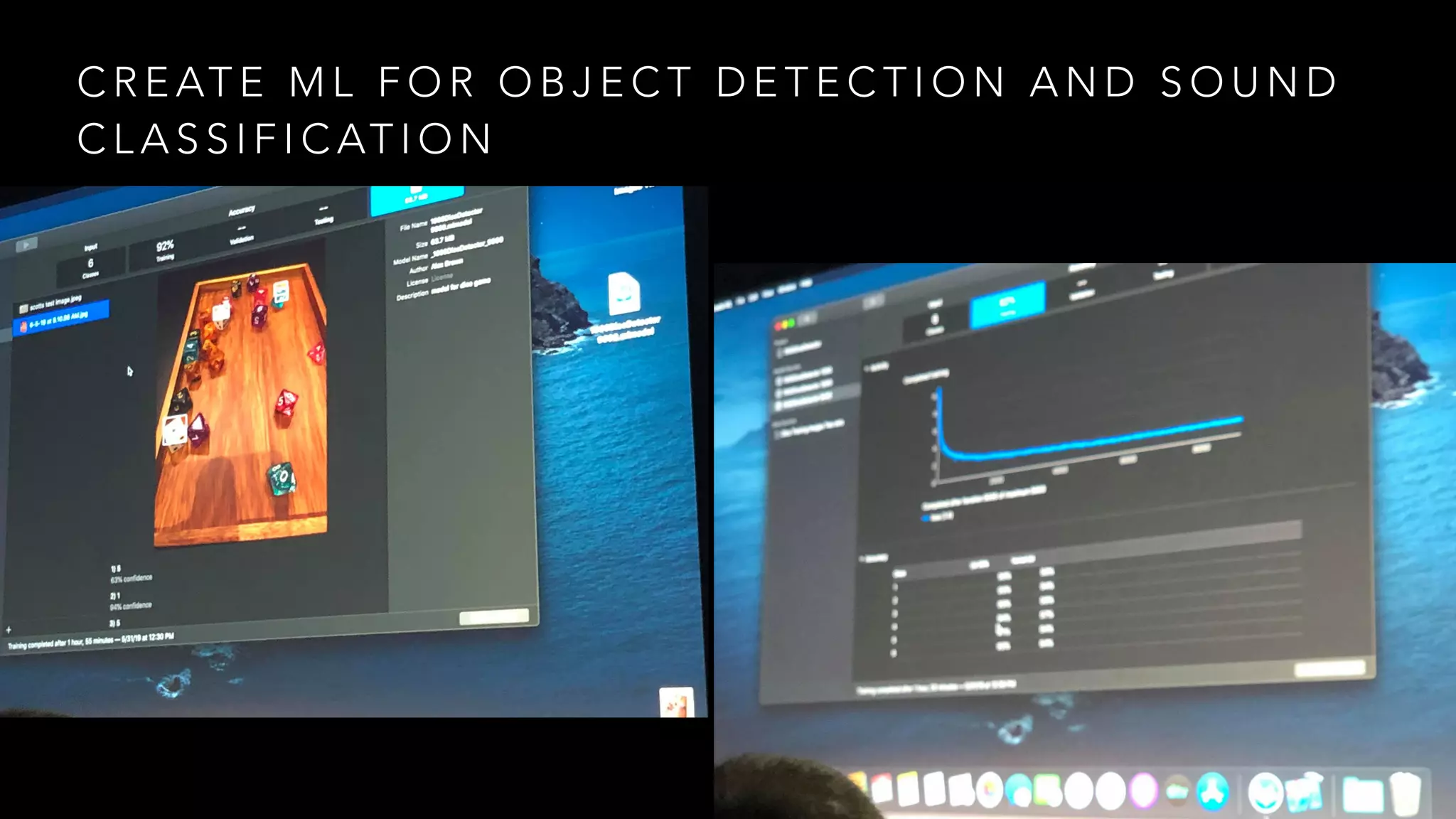 C R E AT E M L F O R O B J E C T D E T E C T I O N A N D S O U N D
C L A S S I F I C AT I O N
 