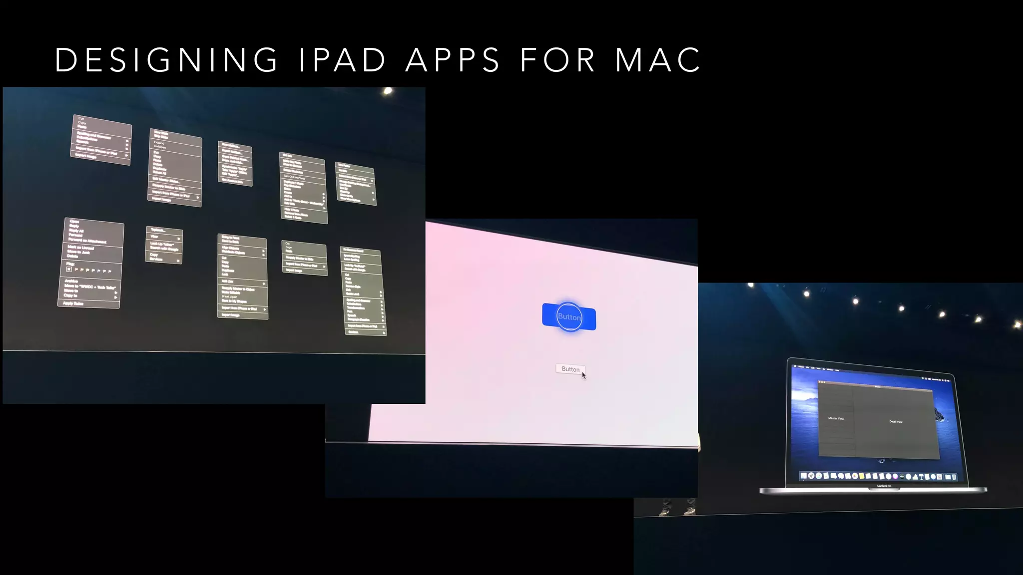 D E S I G N I N G I PA D A P P S F O R M A C
 