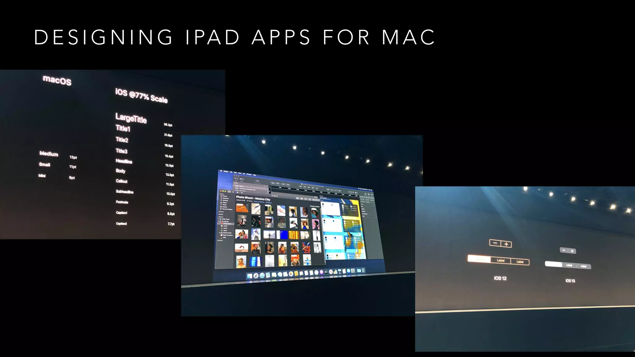 D E S I G N I N G I PA D A P P S F O R M A C
 