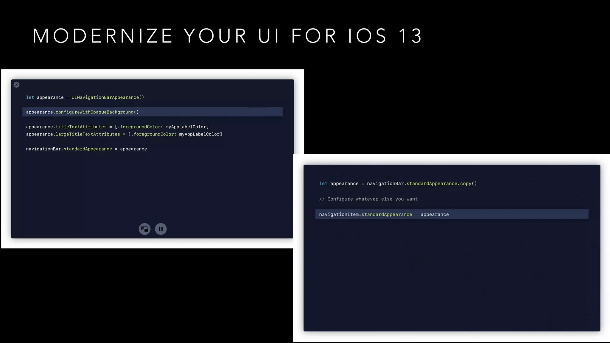 M O D E R N I Z E Y O U R U I F O R I O S 1 3
 