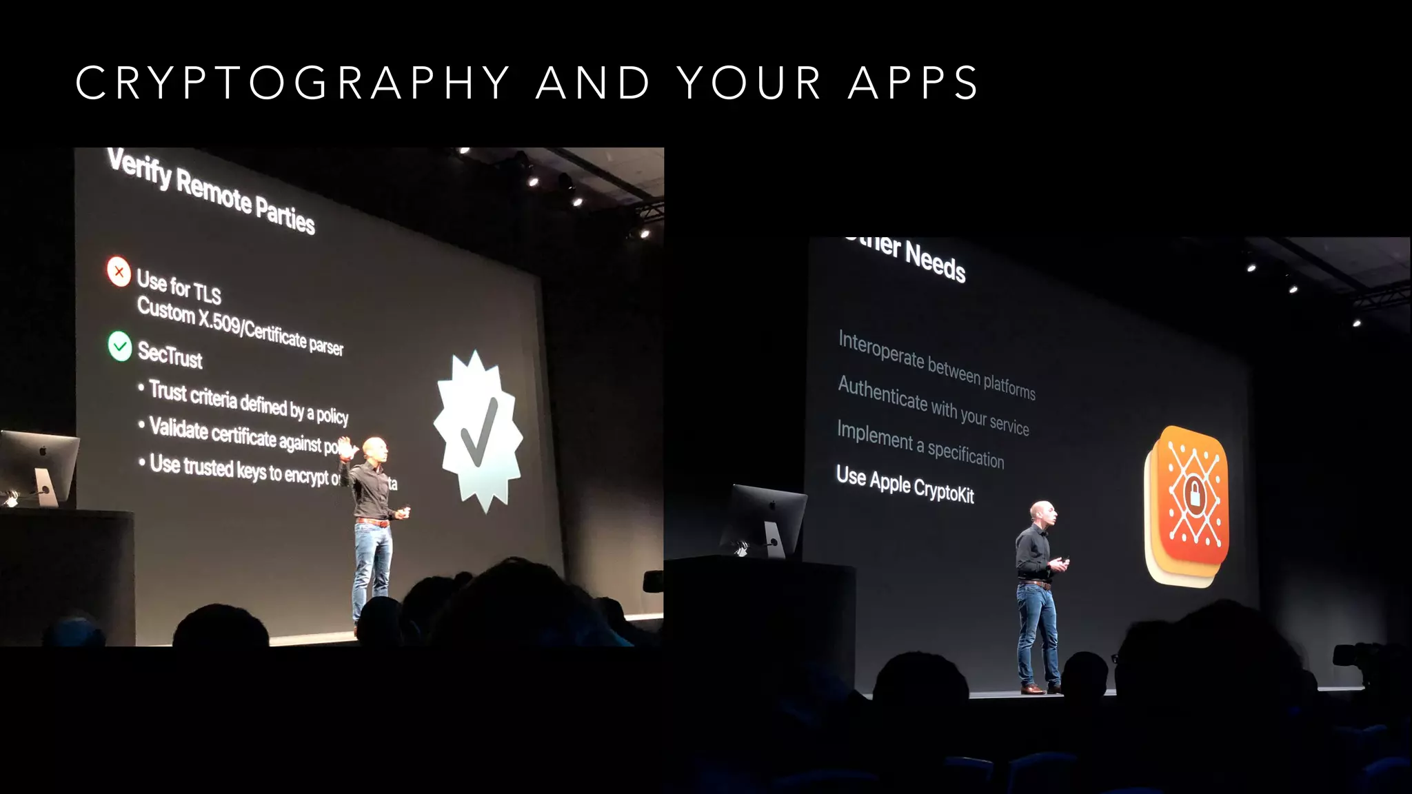 C RY P T O G R A P H Y A N D Y O U R A P P S
 