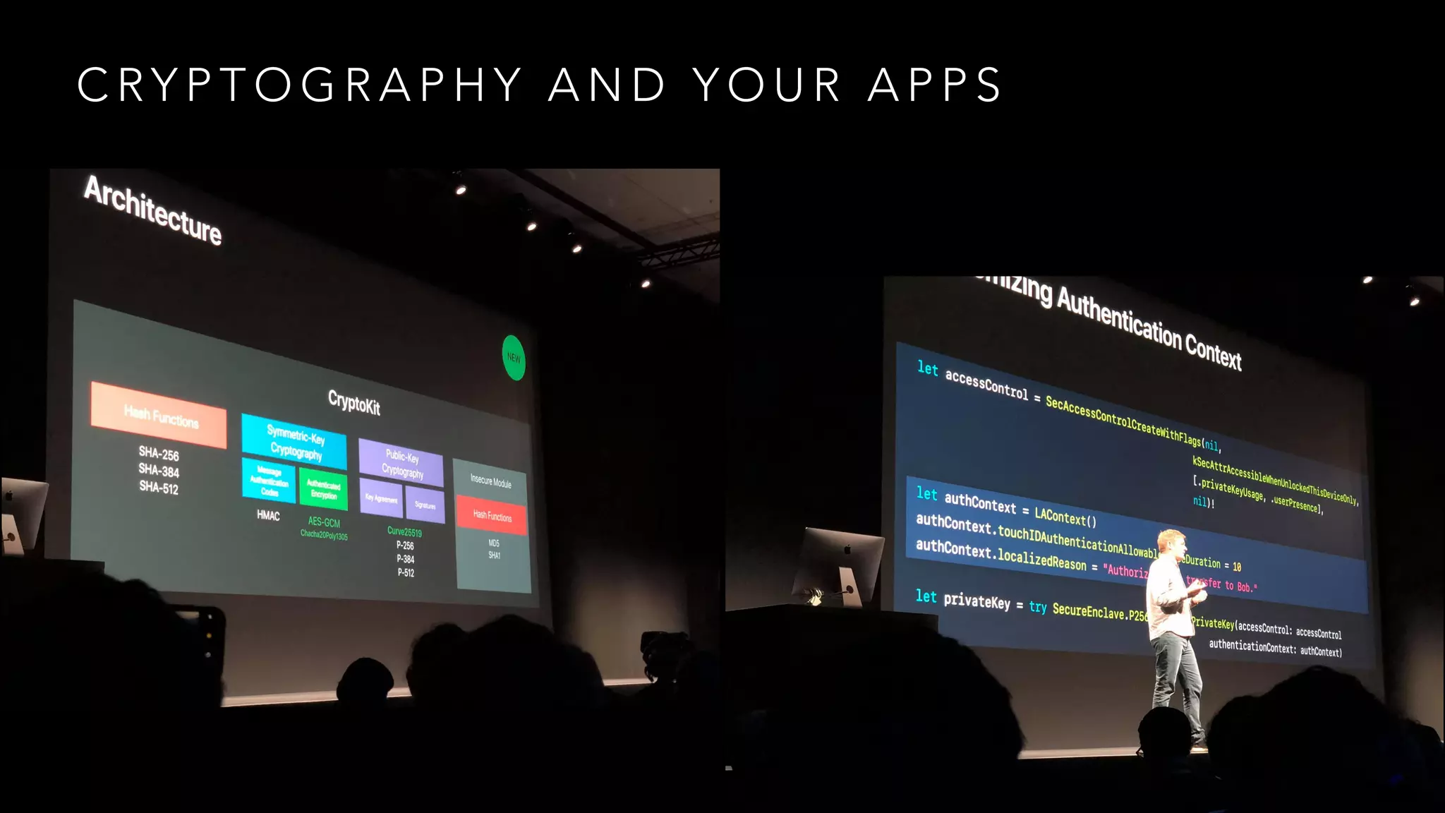 C RY P T O G R A P H Y A N D Y O U R A P P S
 