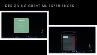 D E S I G N I N G G R E AT M L E X P E R I E N C E S
 