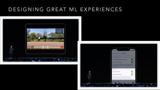 D E S I G N I N G G R E AT M L E X P E R I E N C E S
 