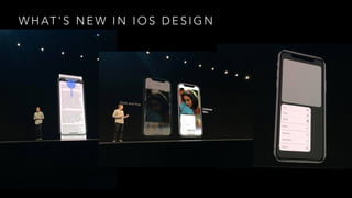 W H AT ' S N E W I N I O S D E S I G N
 