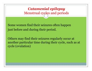 Women with epilepsy