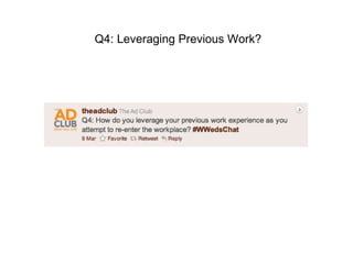 Q4: Leveraging Previous Work? 