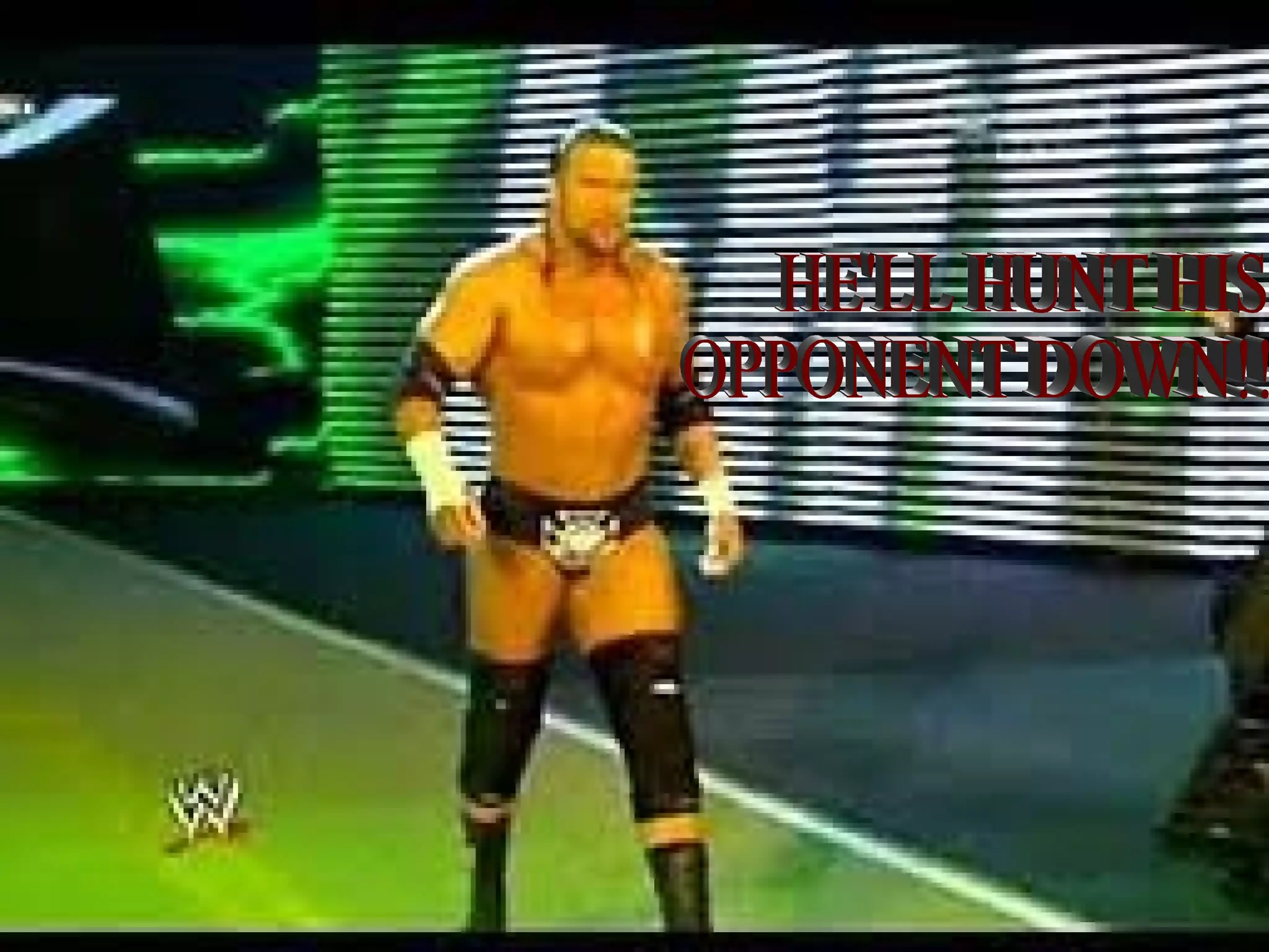 HE'LL HUNT HIS OPPONENT DOWN!!
