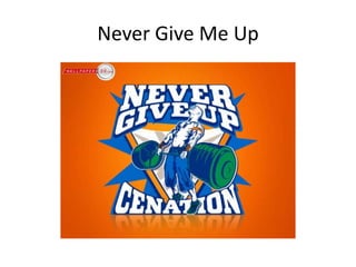 Never Give Me Up 