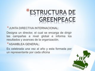 Green Peace y WWF