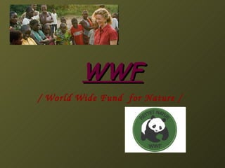 WWF / World Wide Fund  for Nature / 