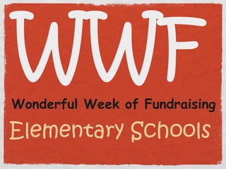 Wonderful Week of Fundraising

Elementary Schools
 