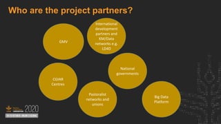 Big data in resilience-building of rangeland communities.