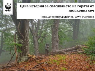 Една история за спасяването на гората от
незаконна сеч
инж. Александър Дунчев, WWF България
 