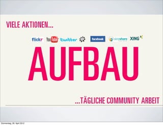 Donnerstag, 26. April 2012
 