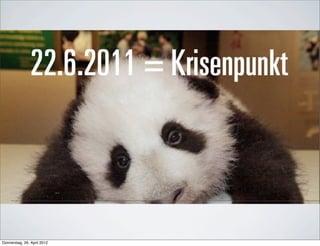 Donnerstag, 26. April 2012
 